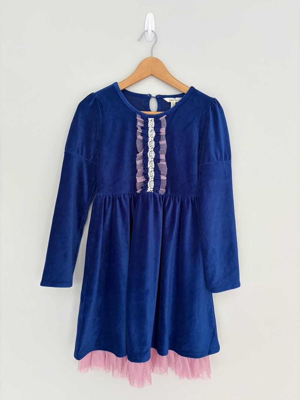 MATILDA JANE girls sz 14 Heart to Heart Blue Clara Dress EUC